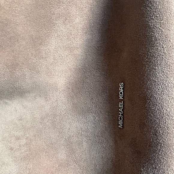 NWOT Michael Kors Brown Suede Shoulder Bag - Picture 10 of 10